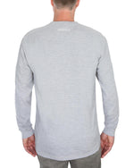 Load image into Gallery viewer, LAYER UP LONG SLEEVE HENLEY WAFFLE IN LIGHT GREY
