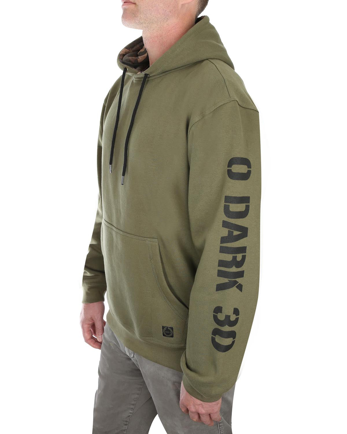 ON THE STREET HOODIE IN ARMY/CAMO